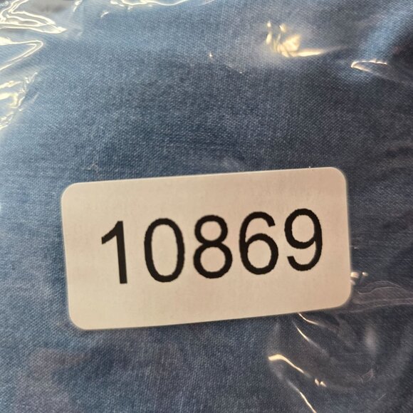 Womens Lucky Brand Blue Lyocell Tunic Dress Short Sleeve Lace Up Neckline Size L - Picture 6 of 6